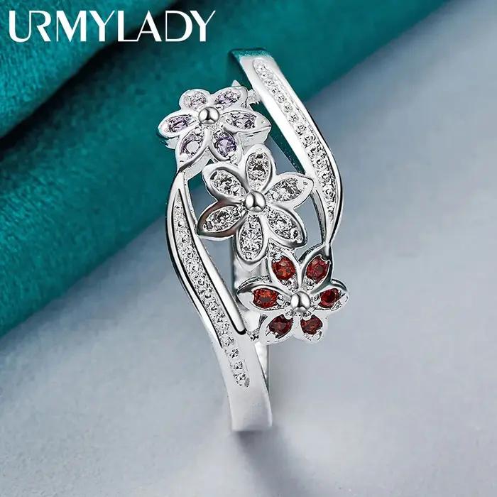 URMYLADY – bague en argent Sterling 925 pour femmes
