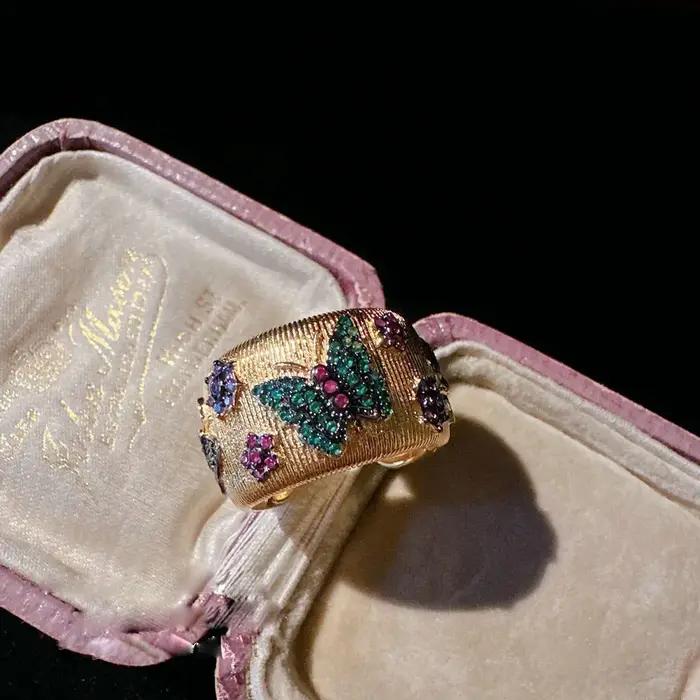 Bague en pierres précieuses Mojito ORY pour femme