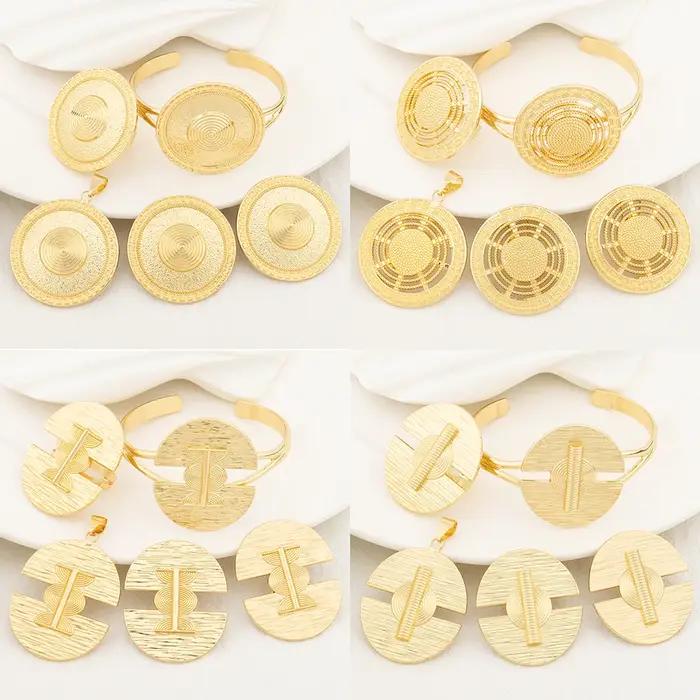 Ensembles de bijoux plaqués or pour femmes