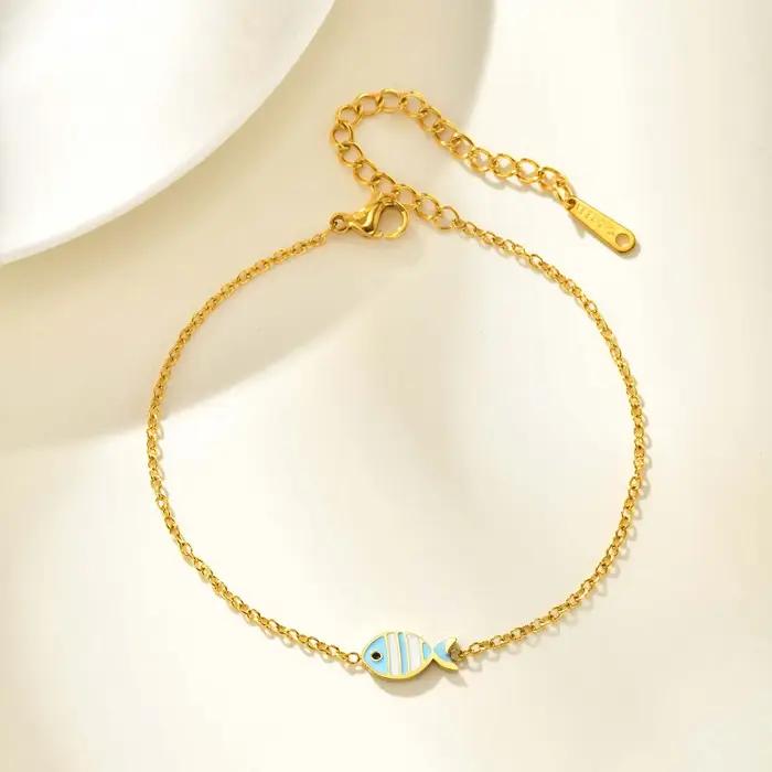 Bracelets porte-bonheur coccinelle rouge mignons pour femmes et filles