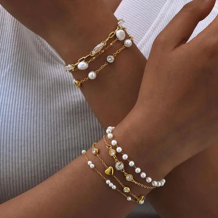 Bracelets JOLink en acier inoxydable pour femmes et hommes