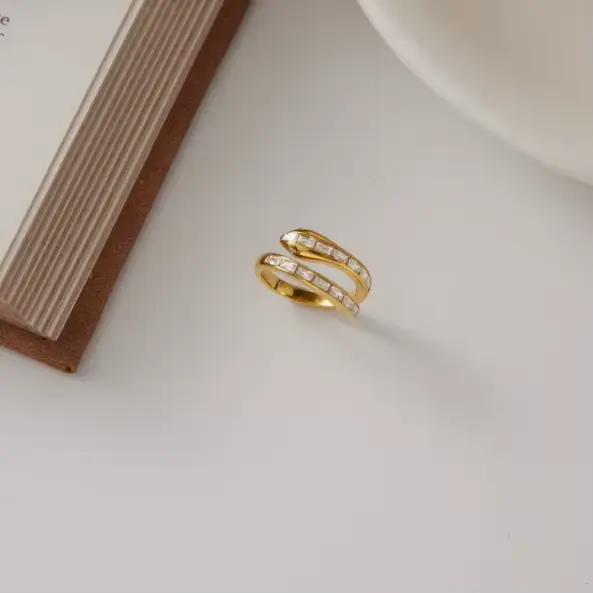 Bague Serpent en Acier Inoxydable Ars pour Femme