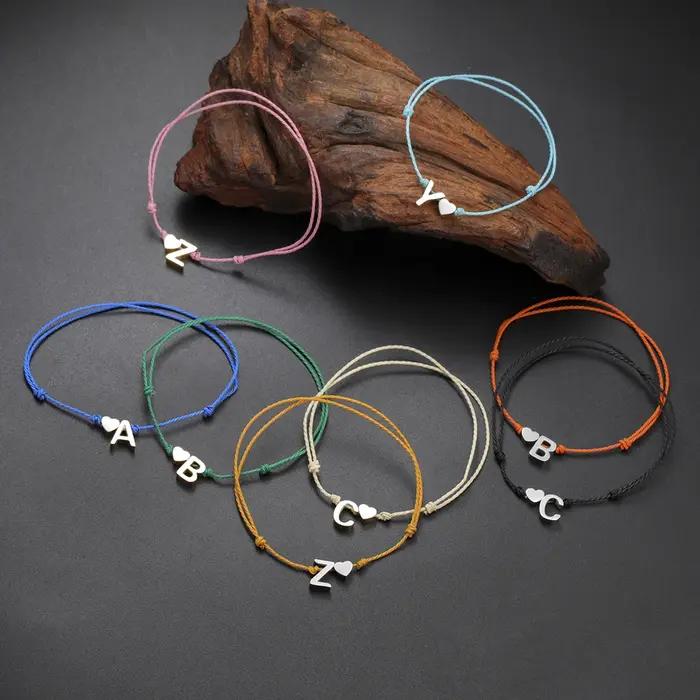 Dawapara – Bracelet à breloques en forme de cœur