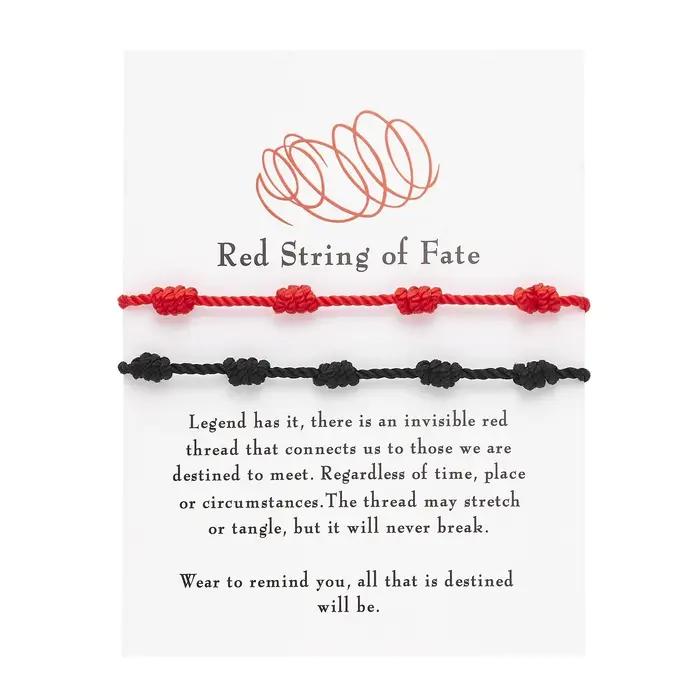 Bracelet à nœud fait à la main pour femmes et hommes