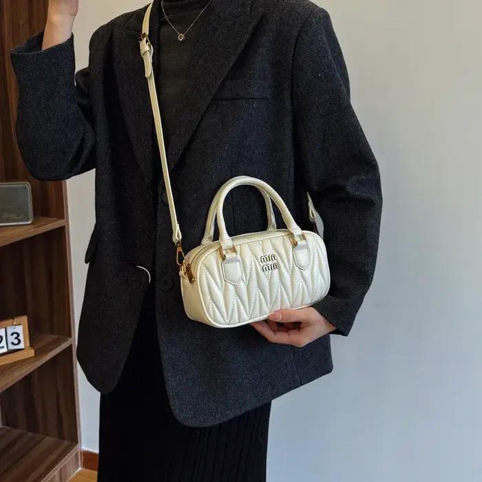 Sac à main élégant en cuir haut de gamme pour femmes, sac à main de créateur classique pour les traj