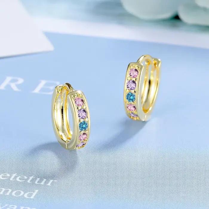 Boucles d'oreilles en argent Sterling 925