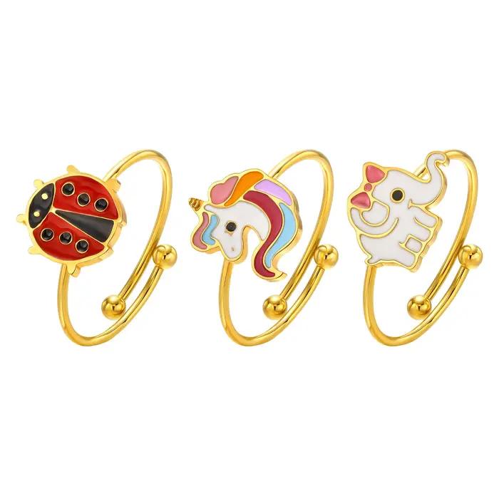 Bague Crépue Géométrique Minimaliste Plaqué Or pour Femme