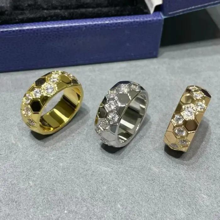 Bague de luxe rétro pour femme