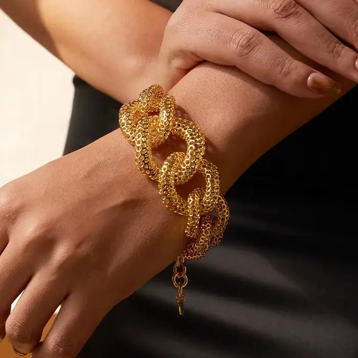 IVOG – Bracelet ajouré géométrique pour femmes