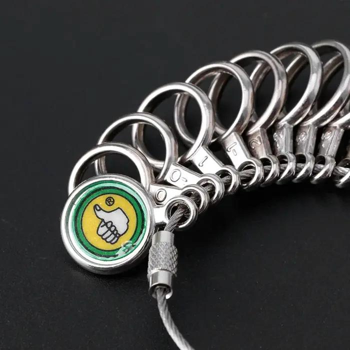 outil mesure taille bague metal americaine europe pour mariage classe ajustement precis artisanat bijoux