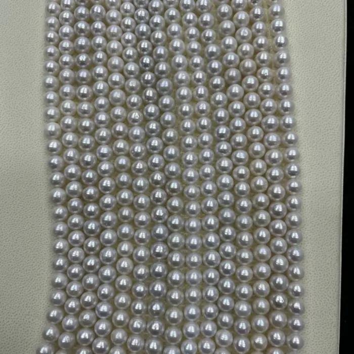 Collier de perles d'eau douce naturelles AAAAA de 8-9 mm