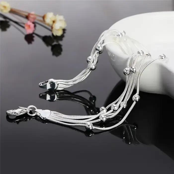 Bracelet en argent Sterling 925 de haute qualité