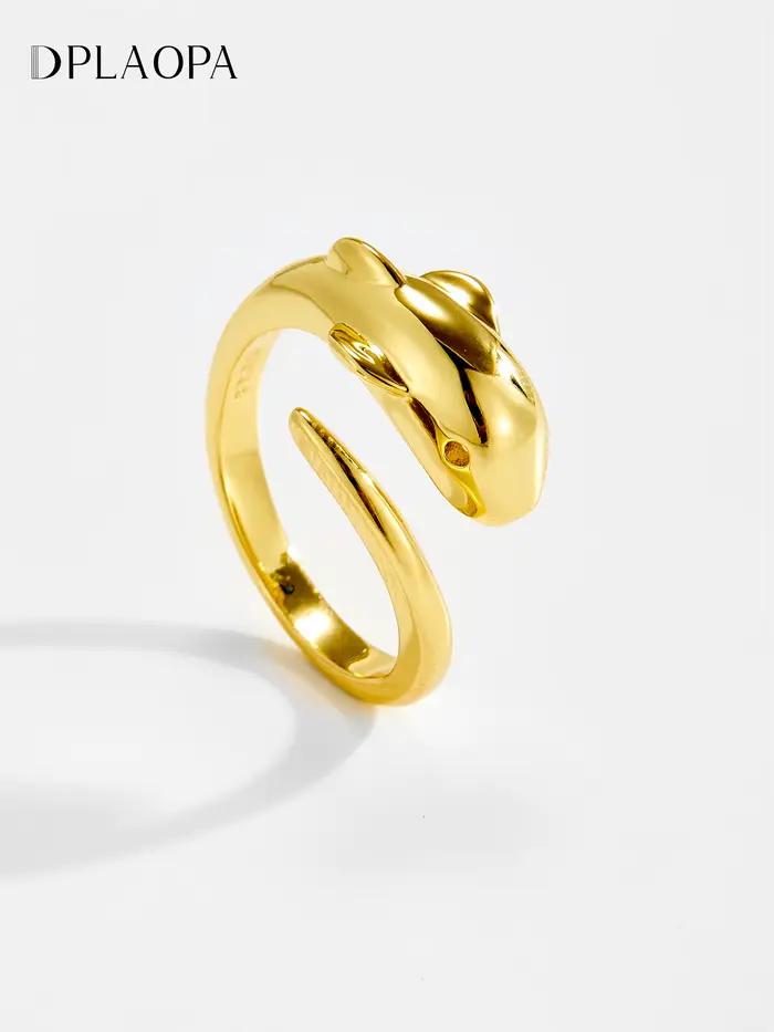 DPLAOPA – bague ajustable ouverte en argent Sterling 925