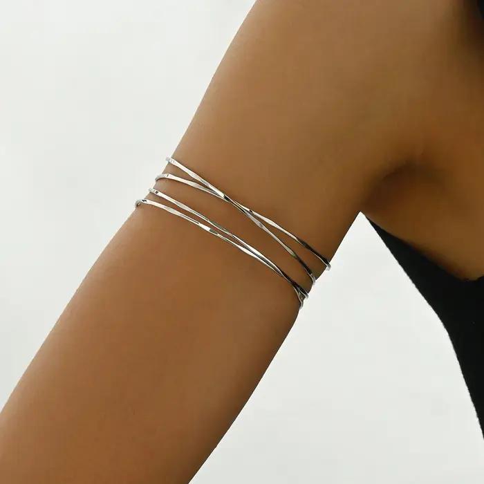 Bracelet manchette du haut du bras pour femmes
