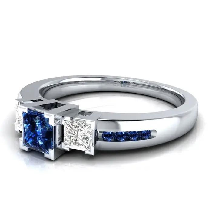 Jellystory-Bague Classique en Argent 925 pour Femme