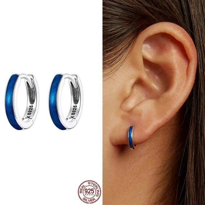 Bamoer – boucles d'oreilles rondes simples pour femmes