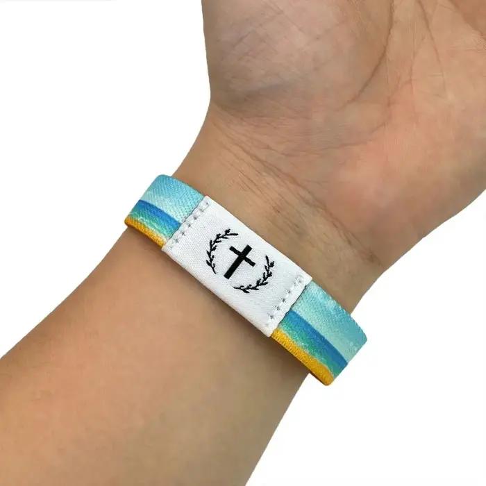 Bracelet Bible en coton avec motif animal de compagnie pour homme et femme, élégant bracelet religieux NFC pour occasions spéciales