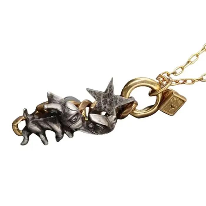 Collier et bague Jojo's Bizarre Adventure Stardust Fighter Jotaro Kujo DIO