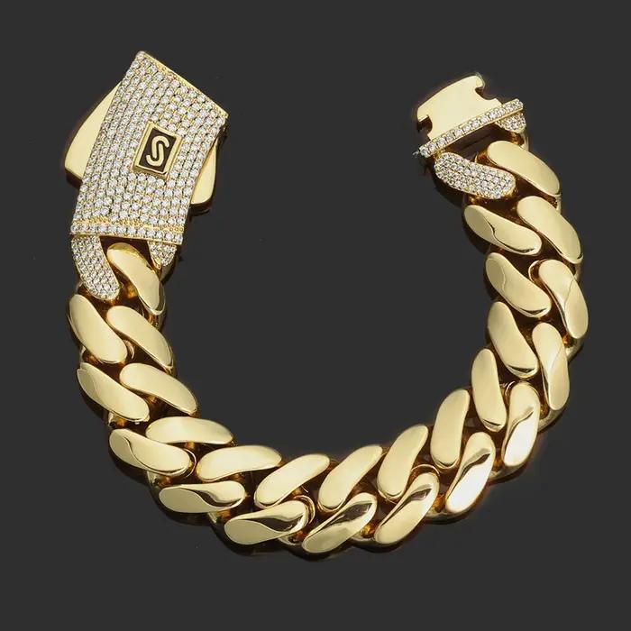 Collier chaîne cubaine Monaco 6/8/10/12/15/20mm