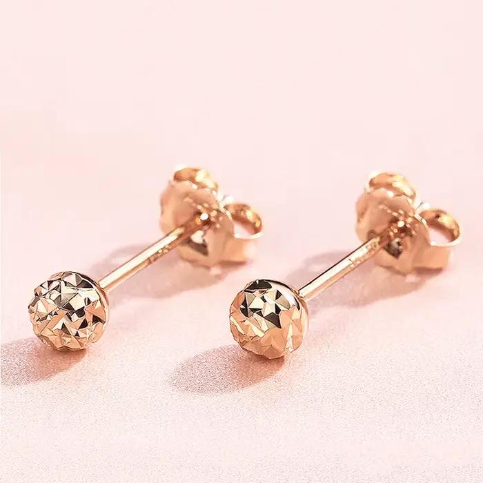Boucles d'oreilles géométriques brillantes pour femmes
