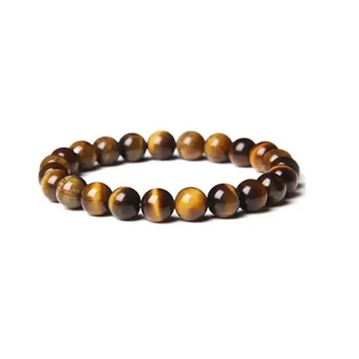 Bracelet yeux de tigre 100% naturel véritable pour hommes et femmes
