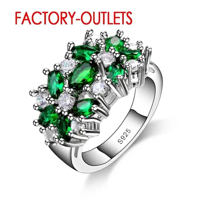 Bague de mariée en argent Sterling 925