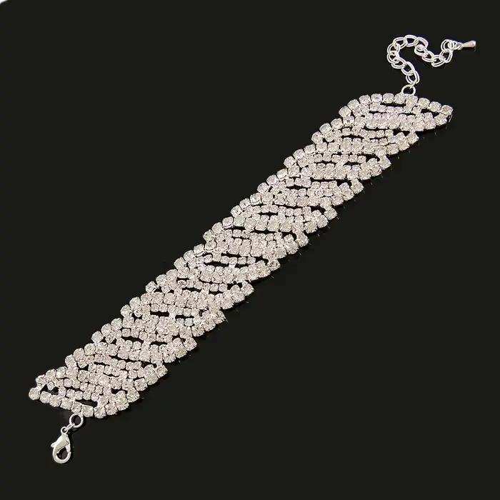 Bracelet en argent 925 à breloques avec couronne élégant pour femmes pour soirée mariage occasions spéciales