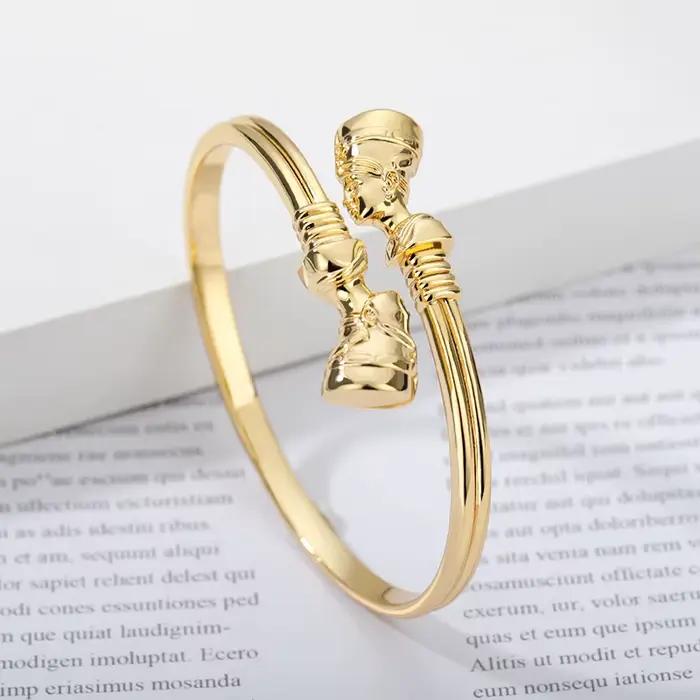 Bracelets réglables Nefertiti pour femmes et hommes