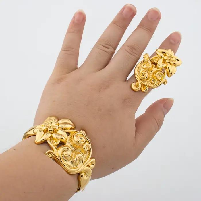 Ensemble de bijoux Bracelet et bague Design léopard