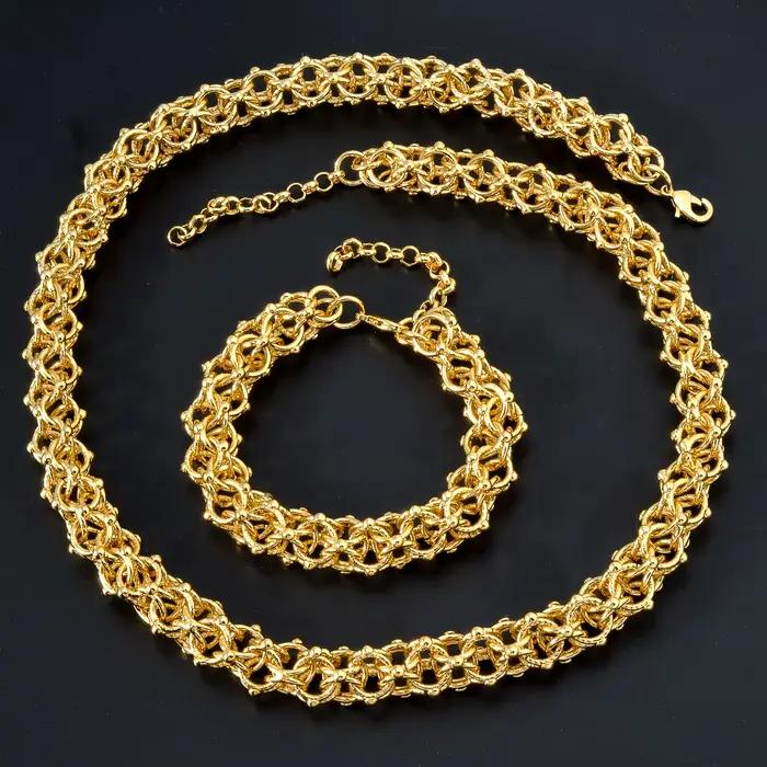 Hip Hop Punk Curb Cuban Link JONecklace pour femme et homme, déclaration, italien, or 18 carats, document, tour de cou Chim03