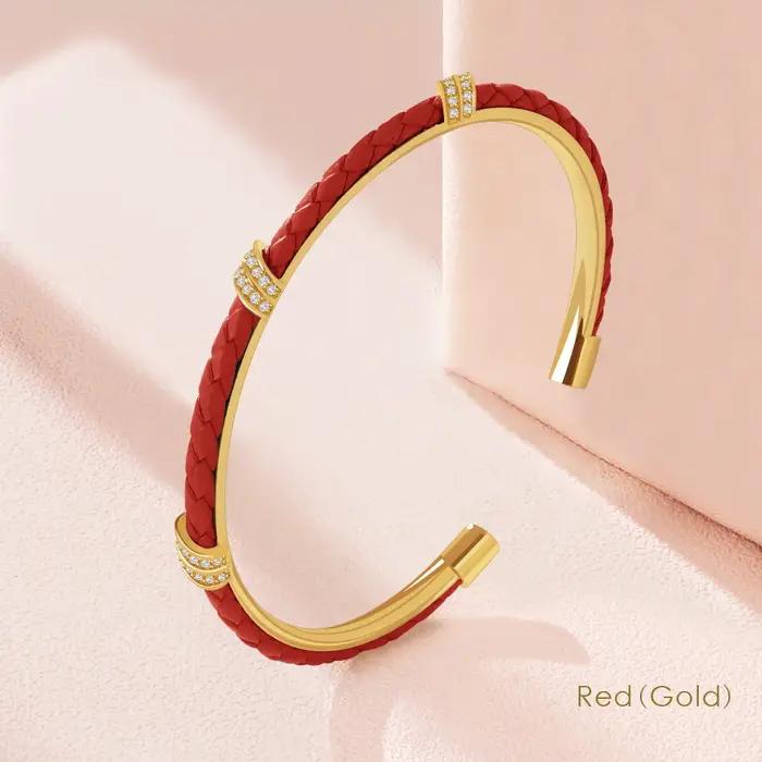 MOONLIGHT – Bracelet manchette en Zircon cubique pour femmes