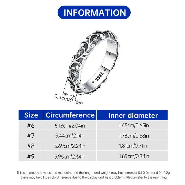 Orstarry – bague fermée en argent Sterling S925 pour femmes