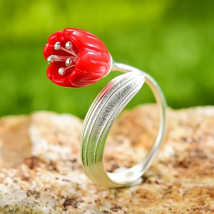 Lotus Fun – bague en argent Sterling 925