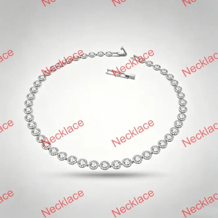 Ensemble de bijoux ronds en argent sterling S925