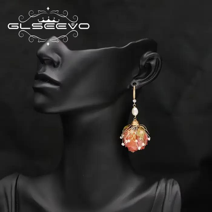 Boucles d'Oreilles en Perles de Tahiti Naturelles pour Femme