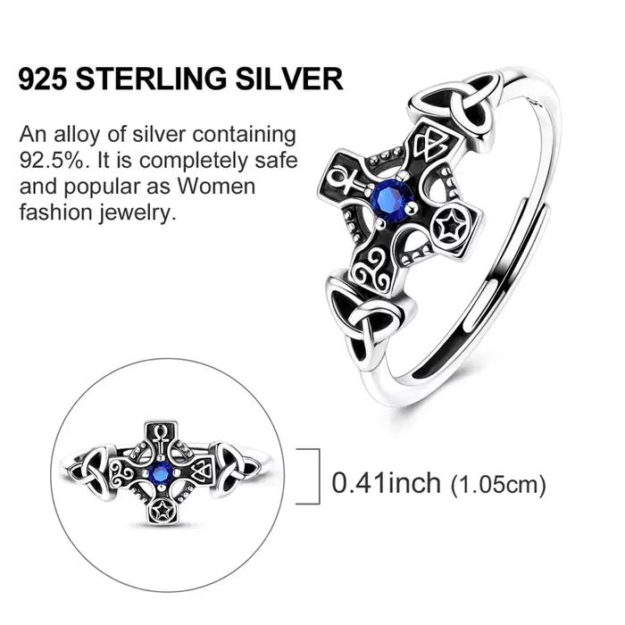 Bague en argent sterling 925 sertie de zirconium blanc élégante à offrir pour femme occasions spéciales engagement💍