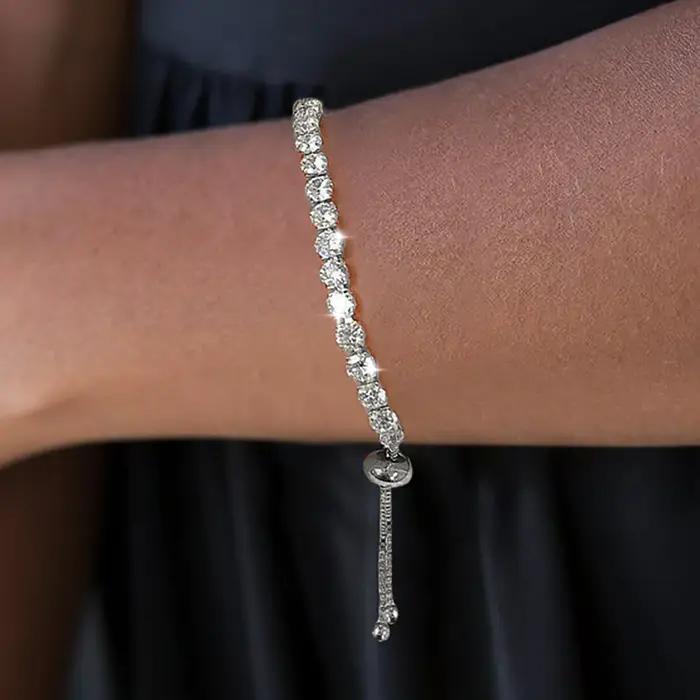 Bracelets de tennis réglables pour hommes et femmes