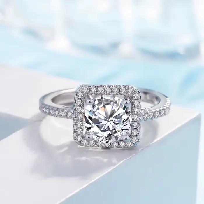 Circnne-Bague de Rhen argent regardé 925 pour femme
