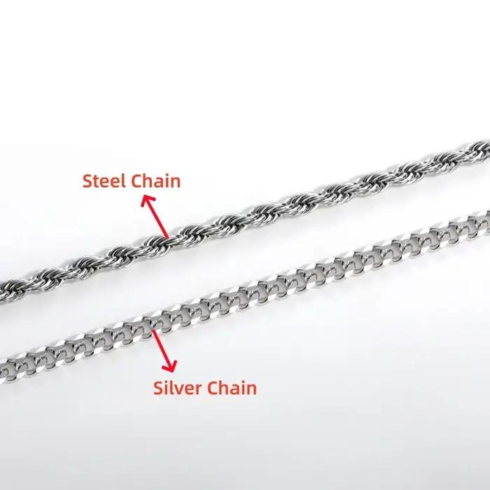 Moissanite glacé ange béni pendentif Bling Hip Hop collier 925 en argent Sterling hommes mode Punk Rock bijoux