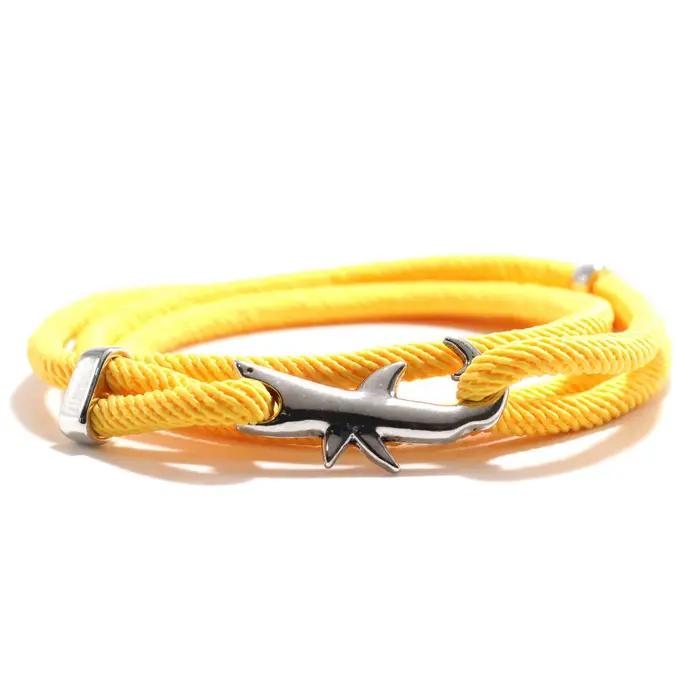 Bracelet requin en alliage de zinc réglable pour hommes et femmes océan animal de mer bracelets cadeaux pour anniversaire et événements spéciaux