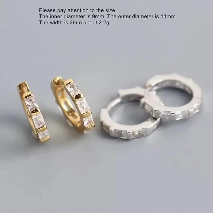 Boucles d'oreilles en argent sterling 925