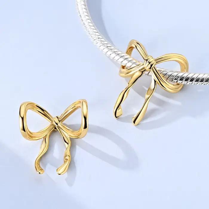 Breloques en Argent Sterling 925 avec Zirconium Incrusté Pendentifs Soleil et Léopard Pour Bracelets et Créations Bijoux Cadeaux DIY Occasions Spéciales