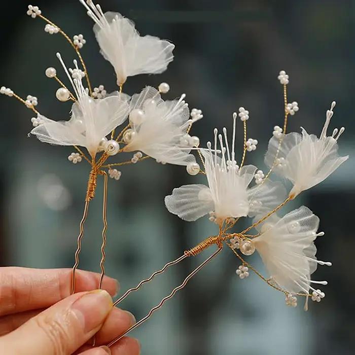 Pinces à cheveux de mariage en forme de U pour femmes