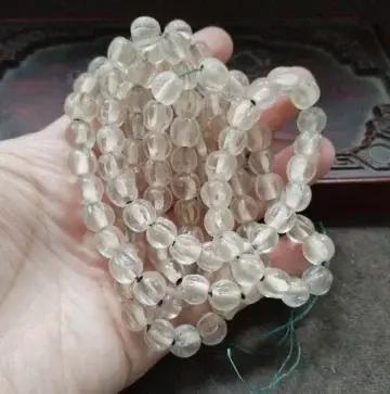 Perles en cristal transparent vintage en forme de melon pour la création de bijoux DIY bracelets colliers occasions spéciales femmes hommes