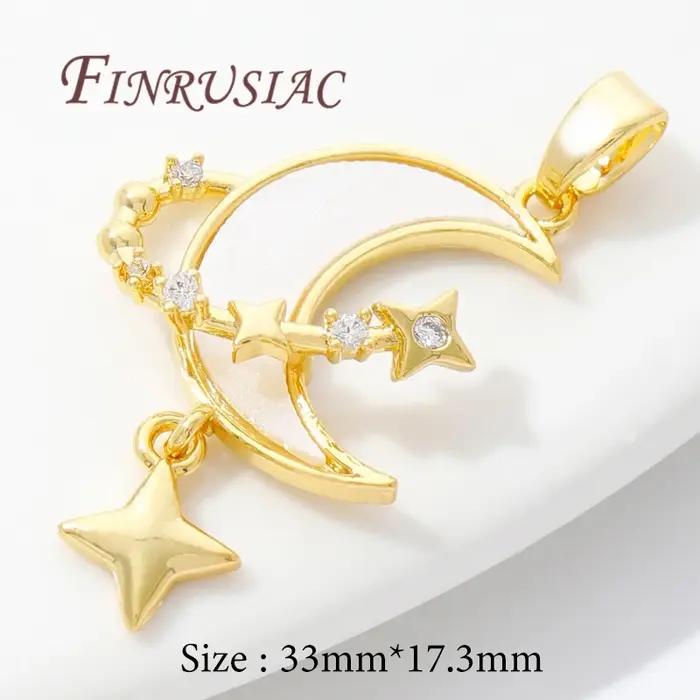 Fabrication de bijoux à breloques plaquées or véritable 18 carats, accessoires, pendentif pour trava