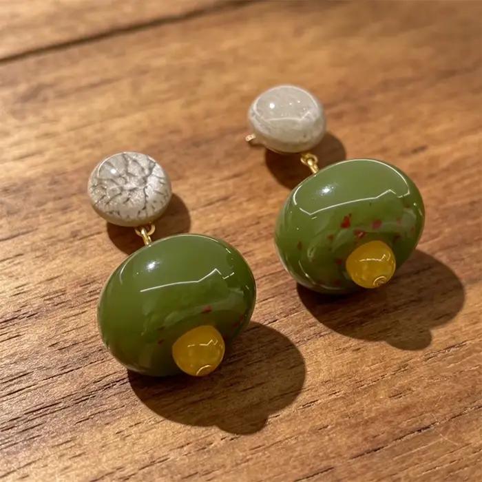 Boucles d'oreilles élégantes, bijoux délicats, accessoires tendance pour femmes, pour les fêtes, W73