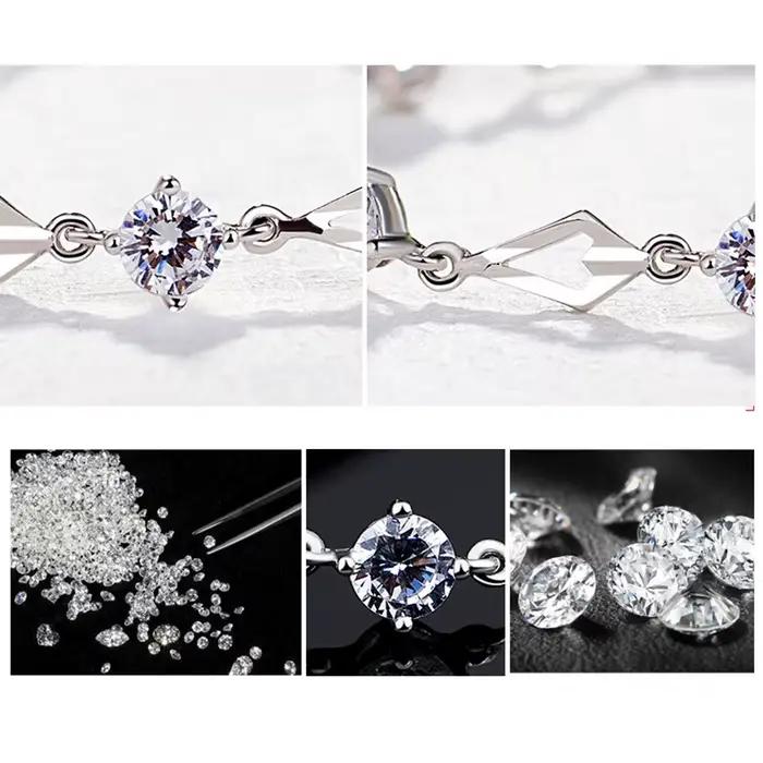 Argent 925 bijoux Bracelets pour femme à la mode améthyste 925 Bracelet