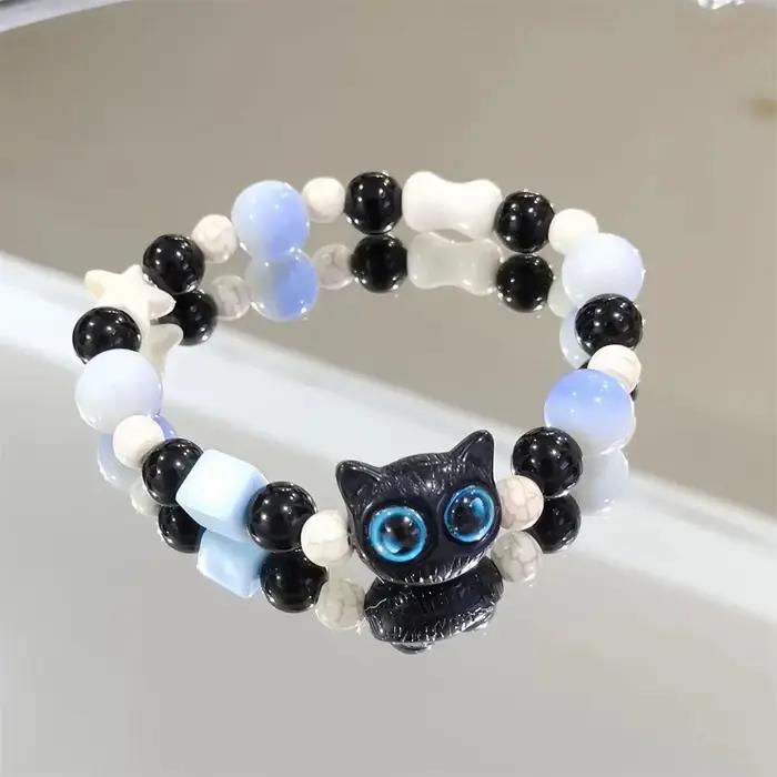 Bracelet Perlé aux Breloques Charmantes pour Enfants, Bijou Mode et Durables pour Occasions Spéciales et Usage Quotidien