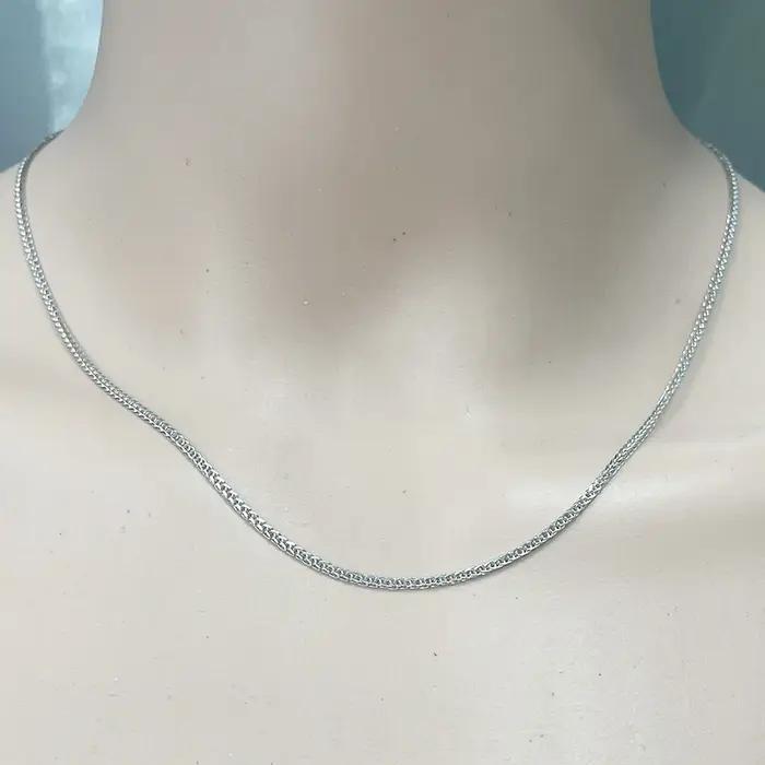 Collier Chaîne Chopin en Argent Sterling 925 de 40 cm et 1
