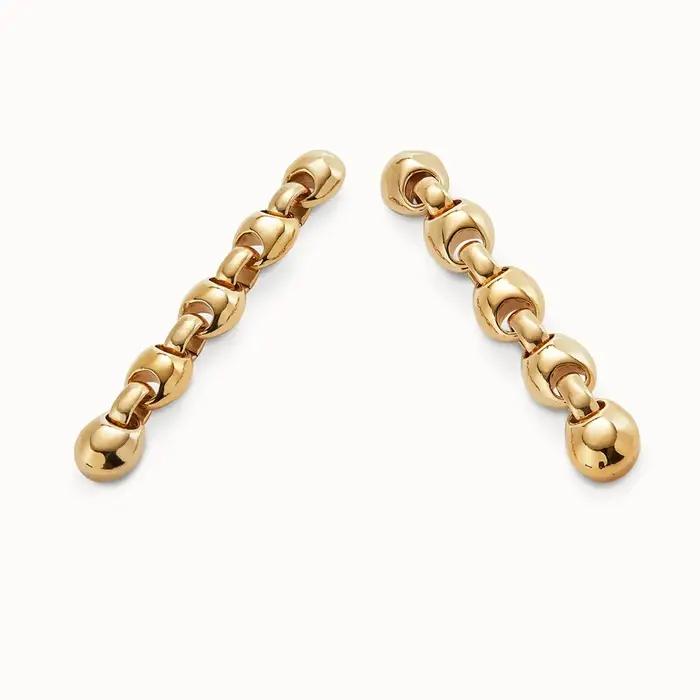 Boucles d'oreilles élégantes à longue chaîne